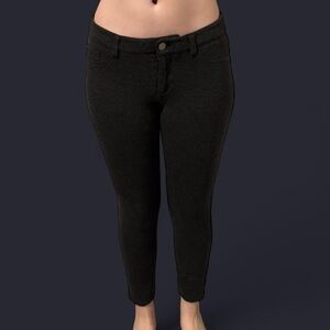 Dark Grey / Flat Front Dress Pants / Mossimo / Straight Leg / Size S